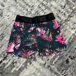 Victoria's Secret PINK Ultimate Workout Shorts Multi-Color Palm Print Photo 2