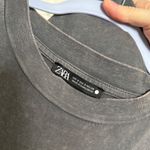 ZARA Charcoal Gray T-Shirt Photo 1