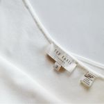 Ted Baker Ivena Asymmetric Knit Bodice Dress With White Satin Skirt Photo 9