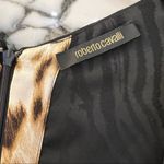 Roberto Cavalli Sweetheart Neckline MIDI Black Dress Photo 10