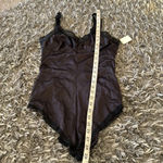 Vintage new with tags night romper slip by Jenelle of California size 32 black Photo 10