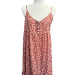 TEN TREES Tiered Cami Dress in Baked Clay Floral Sz Med Photo 2