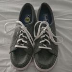 Keds  Charcoal Canvas Sneakers with White Laces Photo 0
