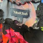 Modcloth Floral Women’s Small Savor the Occasion A Line Sleeveless Floral Dress Photo 7