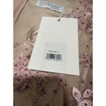 Mac Duggal NWT 70224 Pink Floral Applique Long Sleeve Illusion Gown Sz 10 $398 Photo 4