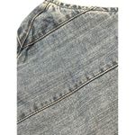 Faded Glory Vintage  Denim Skirt Size Chevron Patchwork 100% Cotton Size 8 Photo 1