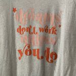 Bella Canvas Dreams Don't Work Unless You Do Screenprint Light Grey Tee XL INV243 Photo 4