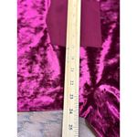 NEW Evri Top 1X Stretch Crushed Velvet Pocket Tee Shirt Magenta Pink Blouse Plus Photo 8