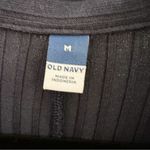 Old Navy Fitted Rib Knit Tie-Belt Long Sleeve Mini Polo Dress Navy Blue sz Med Photo 6