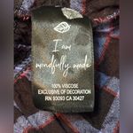 Nic+Zoe  Twilight Plaid Smocked Top size Small Photo 6