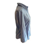 EXPRESS | Stretch Button Down Denim Color 3/4 Sleeve Blouse Size 5/6 Photo 1