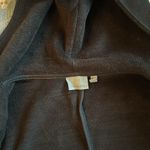 Athleta jacket dark black large soft furry inside heavy and warm Photo 3