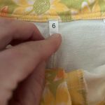 Boutique  Floral wide leg high rise cropped jeans Size 6 Photo 7