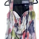 JAYGODFREY Abstract Sheath party Cocktail sweetheart neckline dress size 8 NWT Gray Photo 2