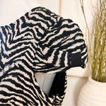 Carolina Herrera Wool Blend Zebra Print Cocktail Dress Size 8 Photo 4