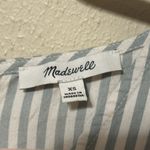 Madewell  Button Back Easy Dress in Stripe‎ Size XS Photo 4