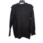 VERO MODA  Daisy Wide Shoulder long blouse‎ Sweater In Black size XS NWT $69 Photo 2