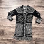 Chico's Long Fringe Bottom Women's Cardigan Size 1 SKU#C24355 Photo 6