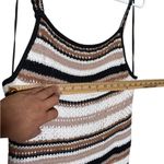 American Eagle  Outfitters Crochet Multicolor Striped Mini Dress,Size M Photo 5
