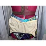 Jantzen one piece swimsuit floral high cut blue green purple Photo 6