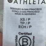 Athleta Retreat Linen Romper Women's Size XS Undyed Beige Sleeveless Pockets Photo 10