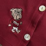 Castles Sport Mississippi State Logo Embroidered Vest Red Size M Photo 4