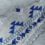 NWT Women Spense Light Denim Wide Leg Elastic Waist Pockets Cropped Jumpsuit 10 Blue Photo 6