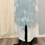 Universal Threads Universal Thread Women Blue & White Tie-Dye Sleeveless Maxi 100% Cotton Dress S Photo 6