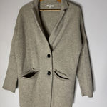 Madewell  Merino Wool Cardigan Sweater Coat Women Gray‎ XS Photo 0