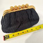 Carla Marchi Vintage 80s Evening Clutch Purse Women's Black Party Holiday Prom Photo 3