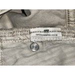 Abercrombie & Fitch  High Rise Tan Khaki Denim Casual Slit Midi Skirt Size 29 8 P Photo 3