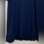 Lilly Pulitzer  Helena Sweater Dress Navy Blue Size Large Merino Wool EUC Photo 5