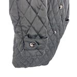 Jones New York quilted coat black L puffer mid thigh winter fall outdoor travel Photo 2