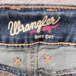 Wrangler Retro Mae Boot Cut Jeans Mid-Rise Dark Wash Denim Size 11/12 x 36 Photo 3