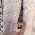 Vintage Josephine button and lace collar cream sweater cottage MEDIUM Photo 7