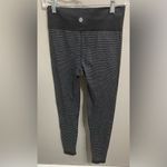 Athleta Shimmer Stripe Tight Leggings Black. Size Sm Photo 2