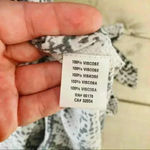 Anthropologie Bl-nk London Imanio Snake-Printed Shirtdress Size XS NWT $168 Photo 11