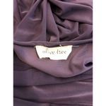 Olive Tree Bodycon Dress Women's Medium Purple Long Sleeve Ruched Stretchy Photo 6