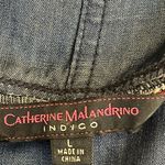 Catherine Malandrino Cathrine Malandrino Indigo shirt dress jacket hooded NWOT Photo 3