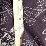 Ann Taylor LOFT Pants Womens 10 Brown Floral Straight Leg Cotton Stretch Aloha Resort Vtg Photo 3