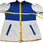 Duluth Women's Sherpa Blue Cream Colorblock Full Zip Jacket Medium Item 85806 Photo 13