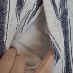 Artisan NY  100% LINEN STRIPED LAGENLOOK BEACHY RELAXED STRAIGHT LEG PANTS SMALL Photo 3