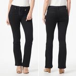 Laurie Felt Black Silky Denim Lace Photo 11