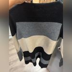 Open front Italian Cardigan. Side medium. Gray Photo 2