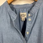 J. Crew Chambray Top Women S Blue Puff Sleeve Denim Blouse Prairie Cottage Core Photo 7