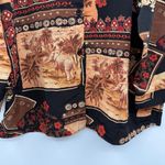 Susan Graver  Safari‎ Floral Print Button-Front Long Sleeve Shirt Sz 1X NEW Photo 2