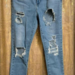 Levi's Levi’s 721 Light Wash High Rise Distressed Skinny Jeans 10/30 Photo 0