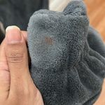 Fuzzy Soft Footed Zip Up Hooded Onesie NWOT Gray Photo 5