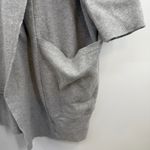 Pact Airplane wrap cardigan organic cotton open front pockets womens L/XL grey Gray Size undefined Photo 3