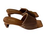 Vivaia Tan Almond Knot Juliet Pro Slide Sandals Size 41 ( 10.5 US) Photo 3